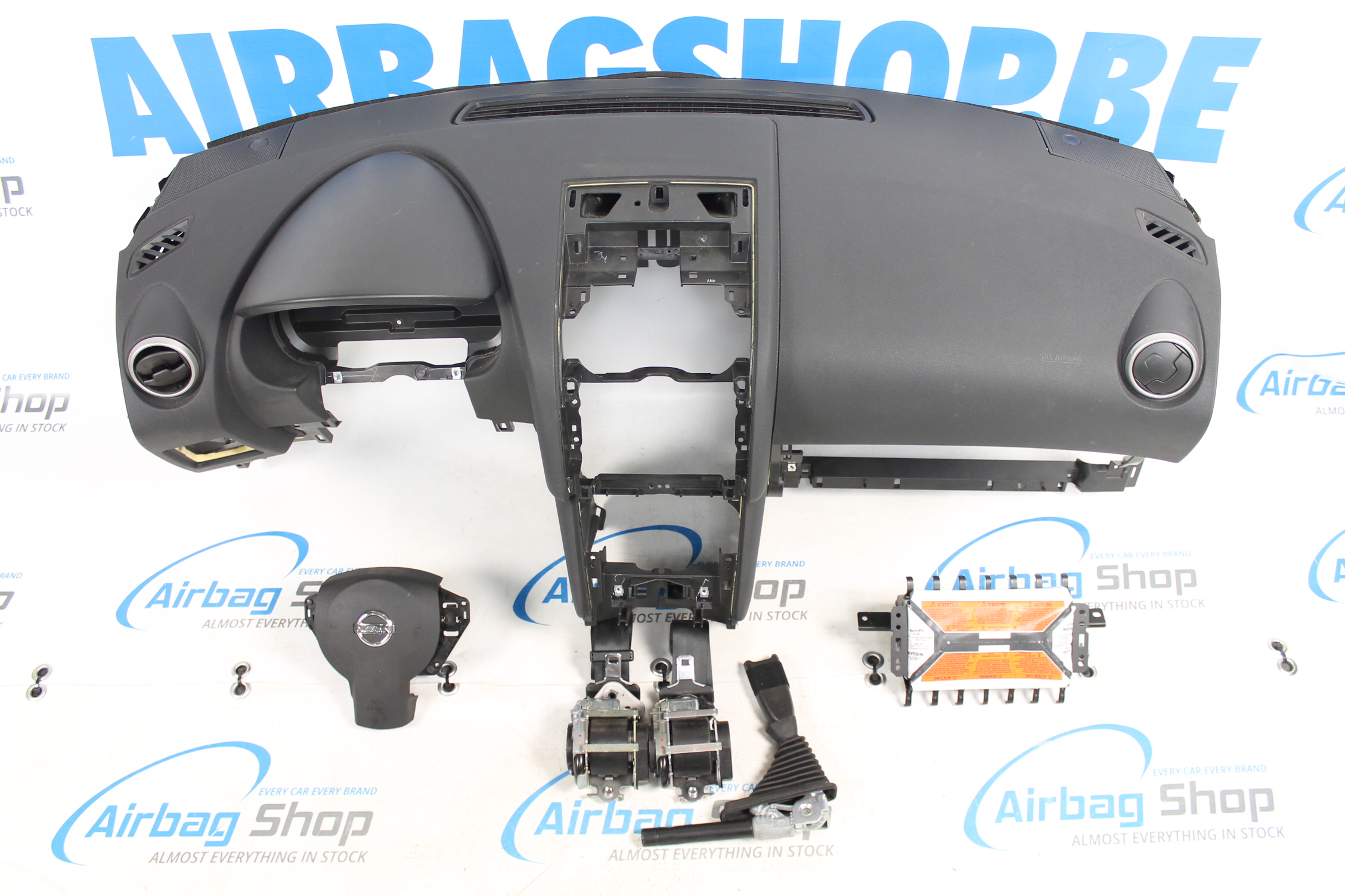 Airbag set Dashboard Nissan Qashqai (20072013) Airbag.eu