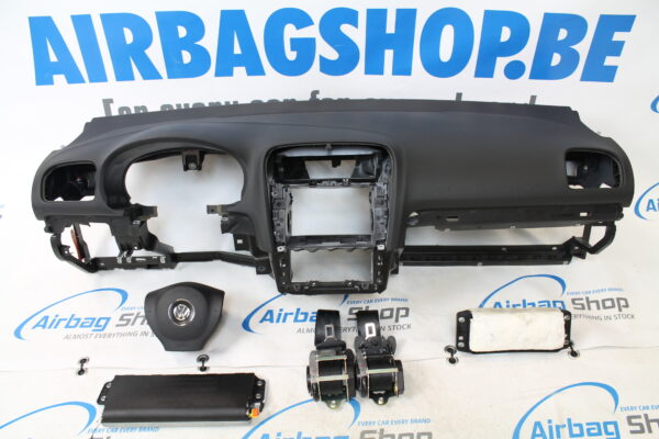 Airbag set - Dashboard Volkswagen Golf 6 facelift (2009-2012)