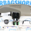 Airbag kit - Cruscotto marrone con airbag tendina Audi A4 B8 (2008-2014) - immagine 2