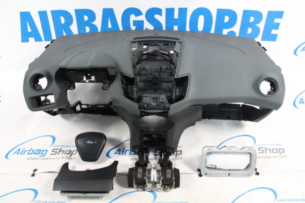 Airbag set Dashboard lichtgrijs Ford Fiesta MK7 (2008-heden)