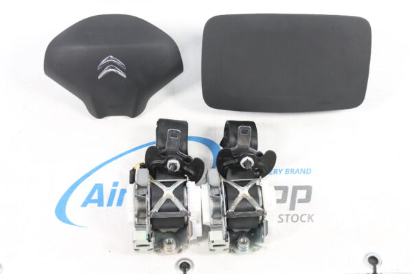 Airbag set Dashboard paneel zwart Citroen C3 (2009-2016)
