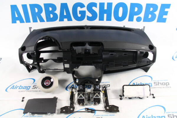Airbag set - Dashboard white driver Fiat 500 (2007-2016)