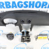 Airbag set - Armaturenbrett schwarz 3 Speiche Audi A3 8P (2005-2012) – Bild 2