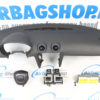 Airbag set - Dashboard black 4 spoke Audi A3 8P (2005-2012) - Image 2