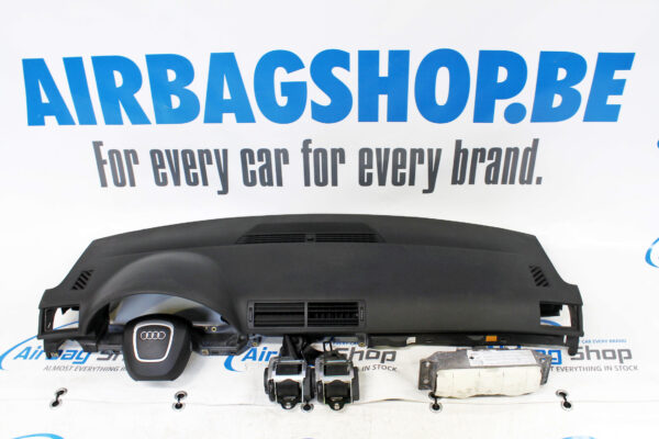 Airbag kit Tableau de bord noir Audi A4 B7 (2005-2008)