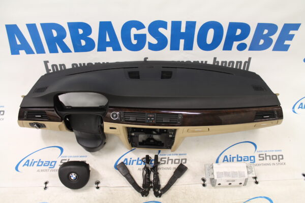 Airbag set Armaturenbrett schwarz beige M BMW 3 serie E90 E91 E92 E93 (2005-2013)