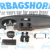 Airbag kit - Tableau de bord noir/brun 4 branche Audi A3 8V (2012-2020) – Image 2
