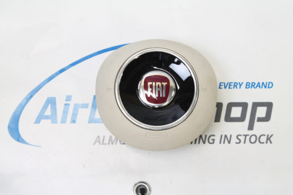 Driver airbag white Fiat 500 (2016-....)