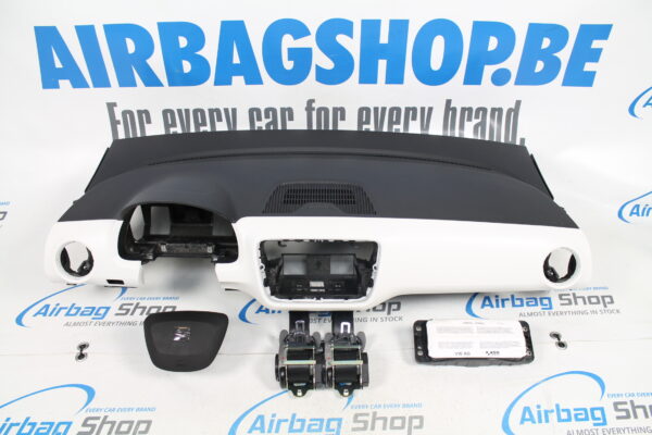 Airbag kit - Tableau de bord blanc Seat MII facelift (2016-....)