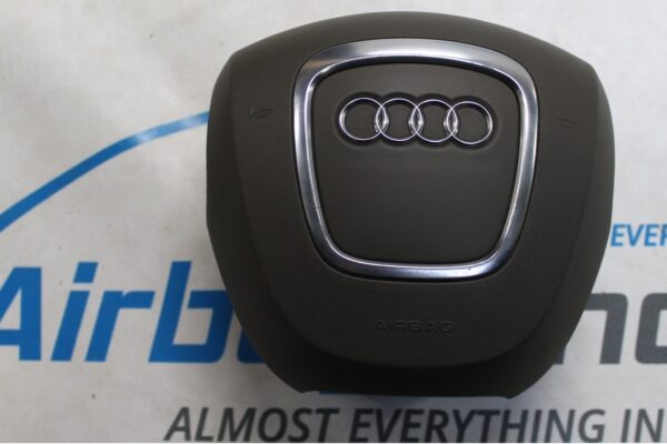 Volant airbag 3 branche brun Audi A5 (2007-2016)