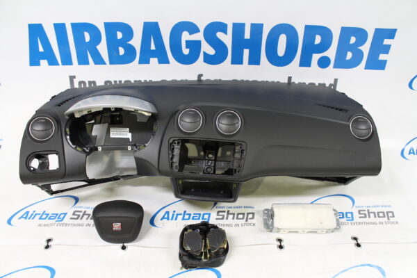 Airbag set Dashboard black Seat Ibiza (2008-2015)