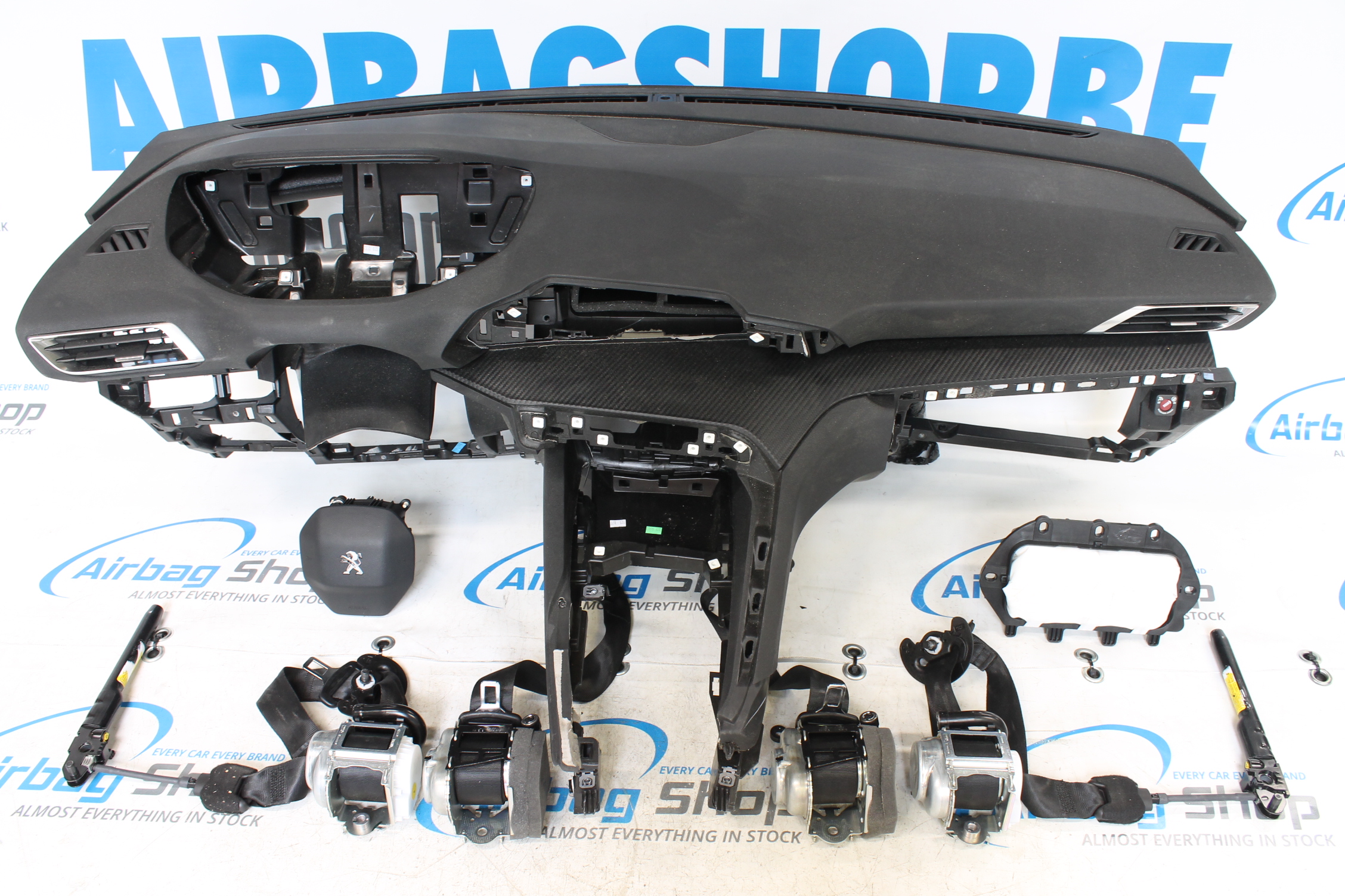 Airbag set Dashboard carbon Peugeot 3008 (2016....) Airbag Shop