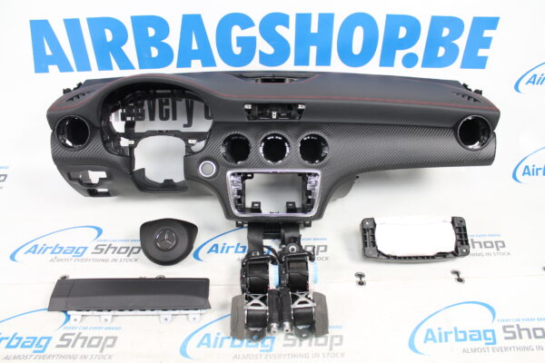 Airbag kit - Tableau de bord cuir Mercedes AMG A klasse W176 (2012-2018)