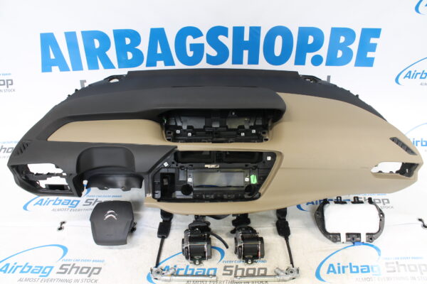 Airbag kit - Cruscotto nero beige Citroen C4 Picasso (2013-....)