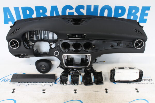 Airbag set - Armaturenbrett volleder grau Mercedes CLA facelift (2015-....)