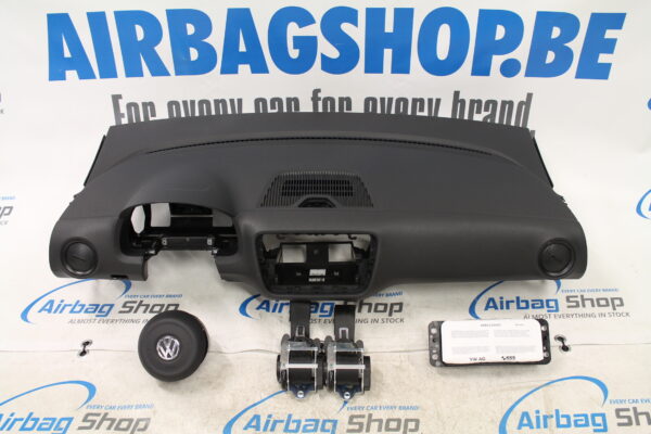 Airbag set - Dashboard mat zwart Volkswagen Up (2012-2016)
