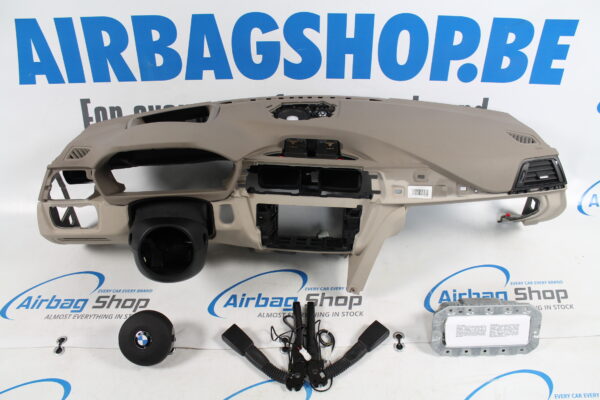 Airbag set - Dashboard beige head up M BMW 3 serie F30 F31 F34 (2011-2019) 