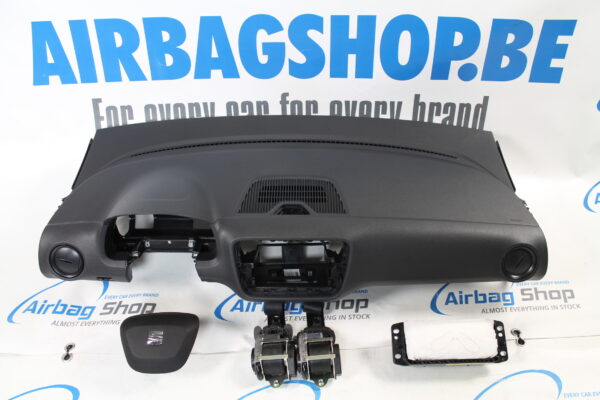 Airbag kit - Tableau de bord noir Seat MII facelift (2016-....) 