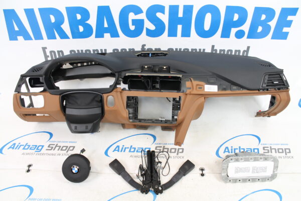 Airbag set - Dashboard bruin head up M BMW 3 serie F30 F31 F34 (2011-2019) 
