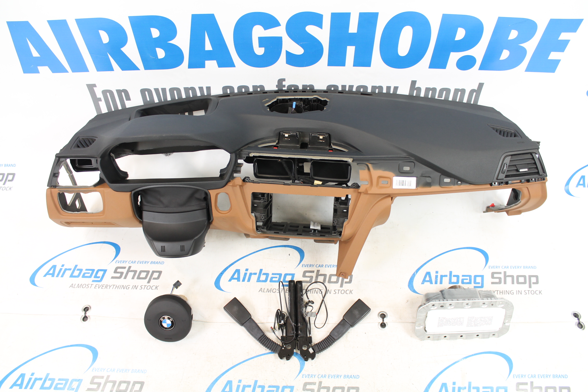 Airbag set Dashboard brown head up M BMW 3 serie F30 F31 F34 (2011