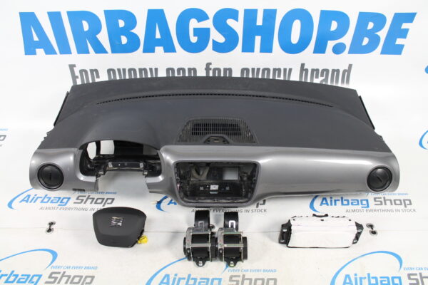 Airbag kit - Tableau de bord gris Seat MII facelift (2016-....) 
