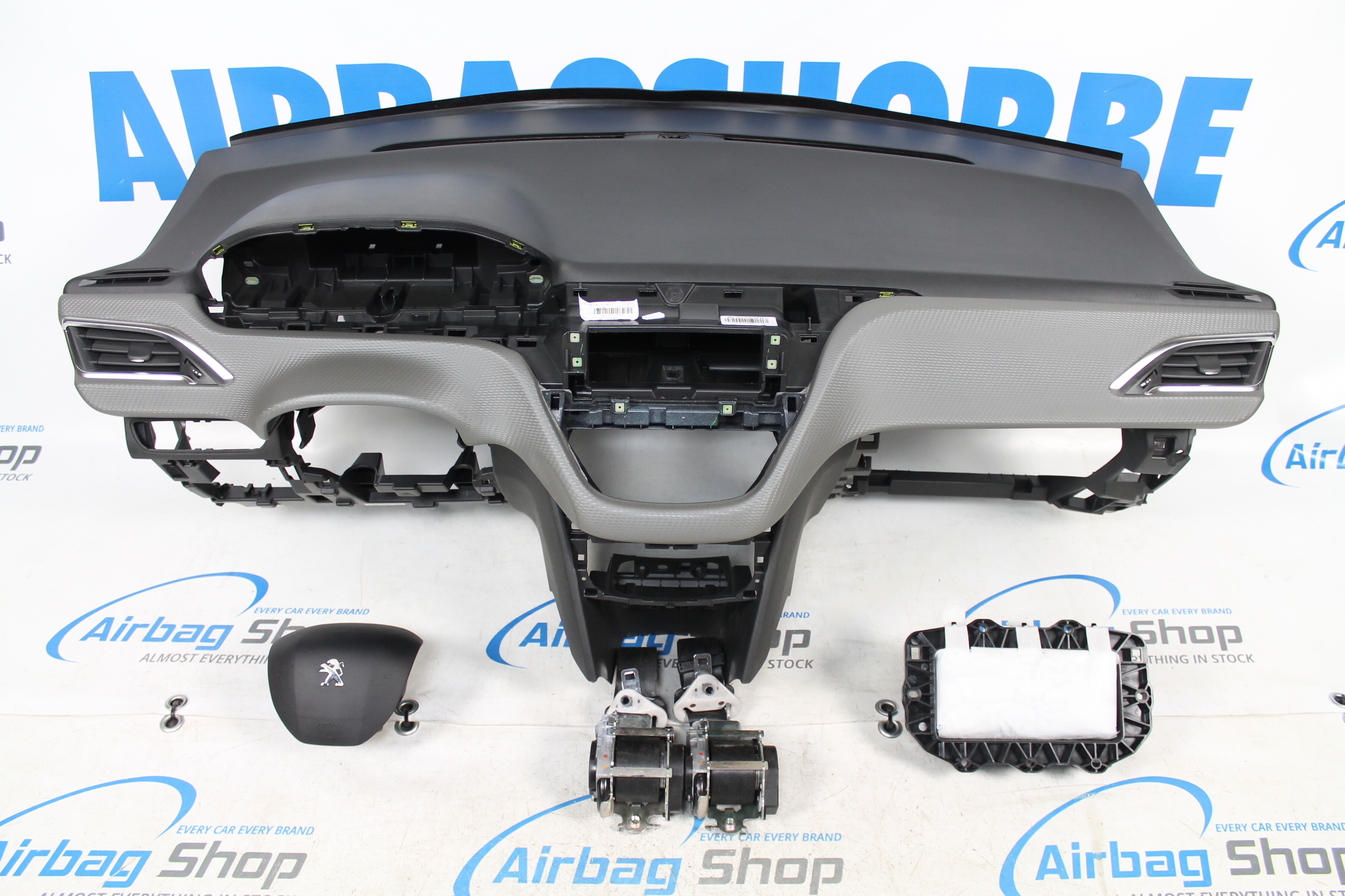 Airbag-set-Dashboard-grijs-carbon-Peugeo