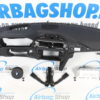 Airbag kit - Tableau de bord cuir coutures blanc up M BMW 3 serie F30 F31 F34 (2011-2019)  – Image 2