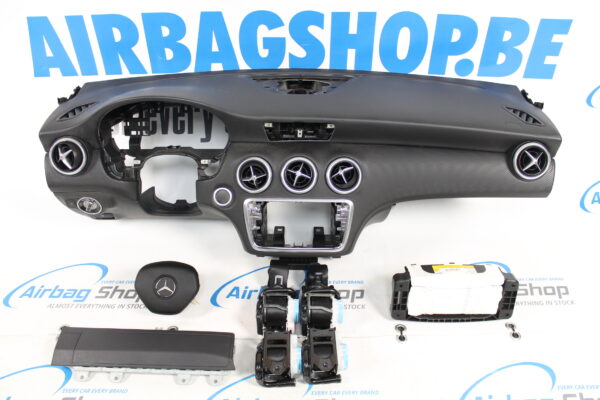 Airbag set - Dashboard zwart carbon Mercedes A klasse W176 (2012-2018) 