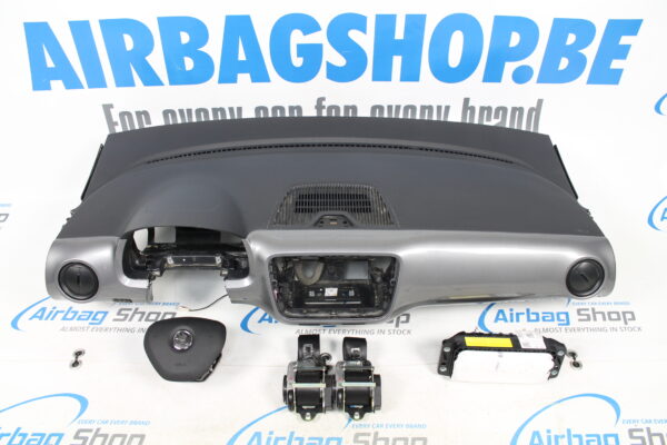 Airbag kit - Cruscotto nero/grigio Skoda Citigo (2012-....) 