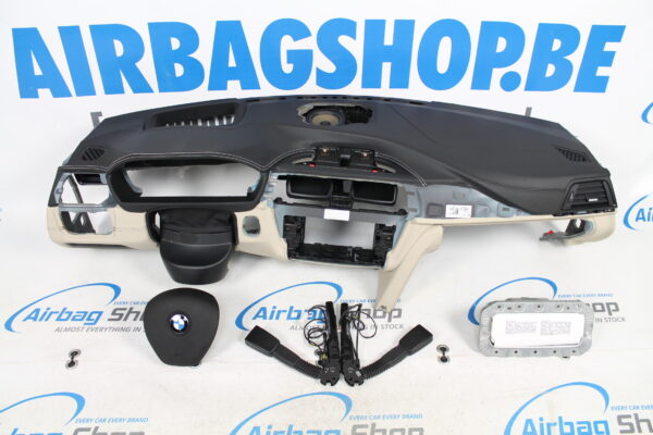 Airbag set - Dashboard white leather head up BMW 4 serie F32 F33 F36 F82 (2014-2020)