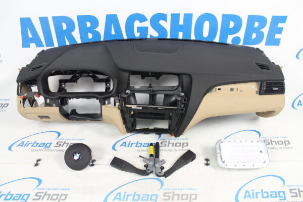 Airbag set - Armaturenbrett schwarz/beige mit speaker BMW X3 F25 (2010-2017)