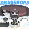 Airbag kit - Cruscotto carbonio rosso navi Alfa Romeo Mito (2008-2018) - immagine 2