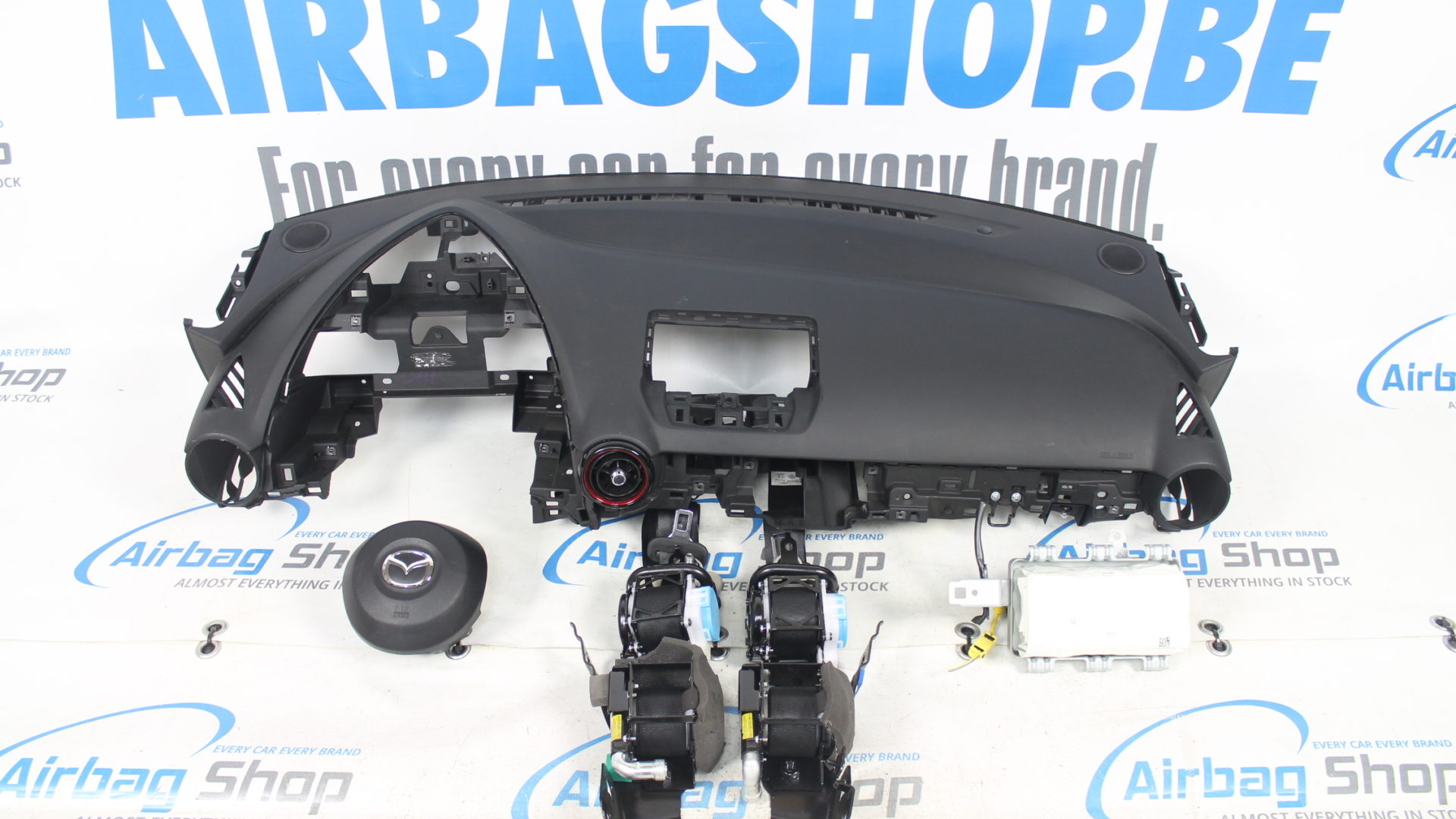Airbag set Dashboard black Mazda CX3 (2016....) Airbag Shop