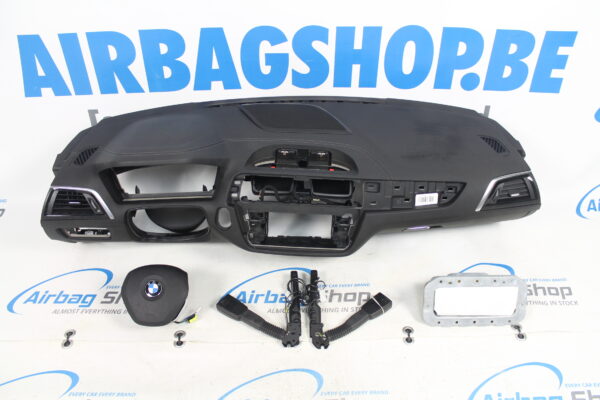Airbag set - Dashboard met stiksels speaker BMW 1 serie F20 F21 facelift (2011-2019) 