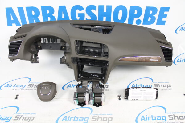 Airbag kit - Tableau de bord brun Audi Q5 (2008-2016)