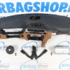 Airbag set - Dashboard bruin sp navi M BMW 3 serie F30 F31 F34 (2011-2019)  - Afbeelding 2