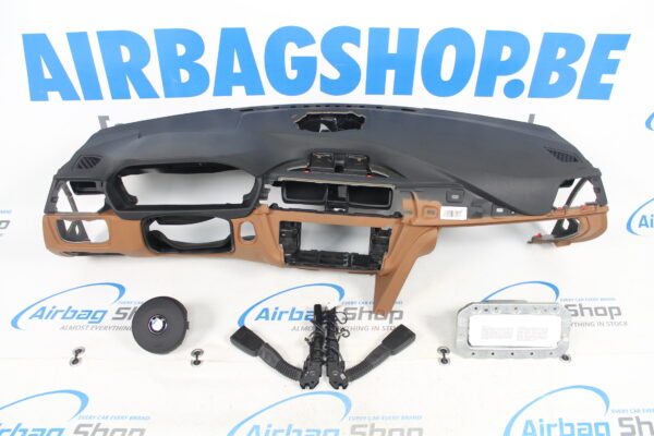 Airbag set - Dashboard bruin sp navi M BMW 3 serie F30 F31 F34 (2011-2019) 