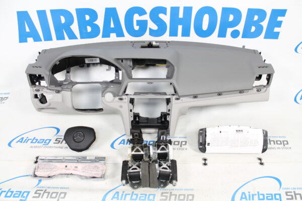 Airbag set - Dashboard wit grijs met speaker Mercedes E klasse W207 (2010-heden)
