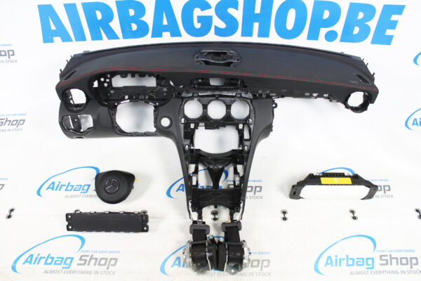 Airbag kit - Cruscotto cucitura rosso Mercedes C klasse W205 (2014-….)