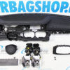 Airbag set - Dashboard white stitches Mercedes E klasse W213 (2016-....) - Image 2