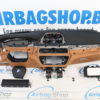 Airbag set - Dashboard leer bruin/zwart stiksel HUD BMW 5 serie G30 (2017-heden) - Afbeelding 2