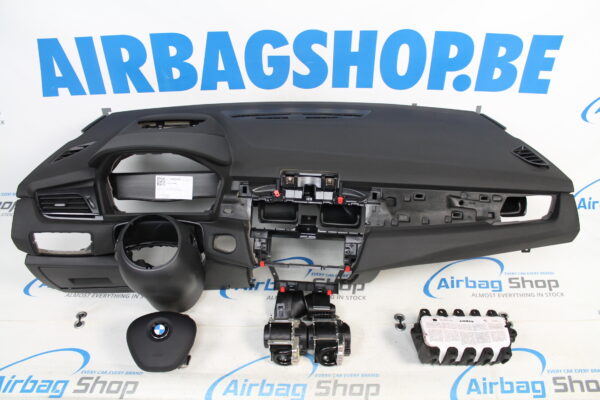 Airbag kit - Cruscotto nero con Head Up BMW 2 serie F45 F46 Active tourer (2013-....)