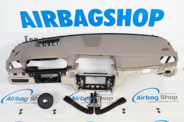 Airbag set - Dashboard M beige head up + speaker BMW 5 serie F10 (2009-2017)