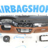 Airbag kit – Cruscotto M pelle marrone cognac con cucitura HUD BMW 7 serie G11 G12 (2015-....) - immagine 2