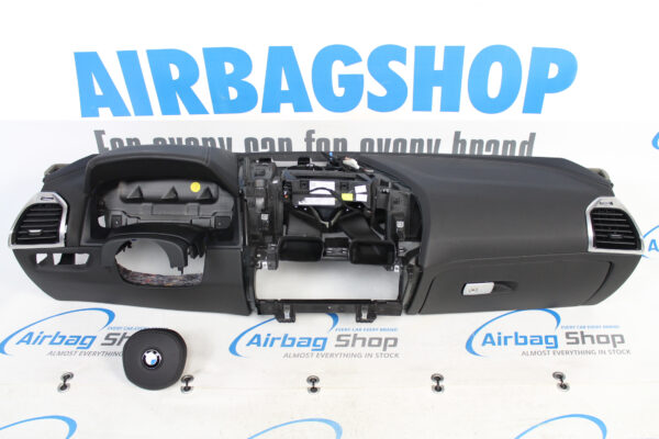 Airbag set – Dashboard M leather with stitches HUD BMW 8 serie G14 G15 (2018-....)