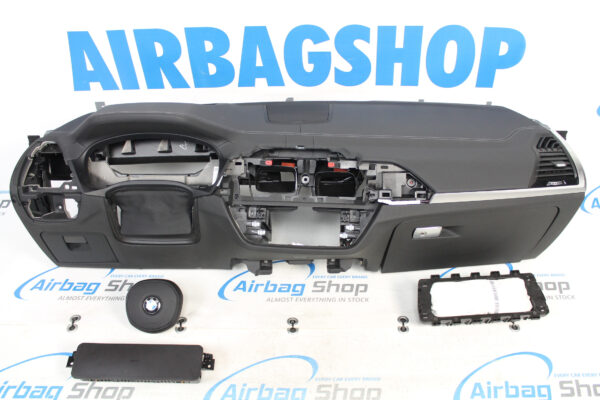 Airbag kit – Cruscotto M pelle cucitura bianco HUD con speaker BMW X3 G01 (2018-….)