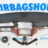 Airbag set - Dashboard M zwart bruin + speaker BMW 5 serie F10 (2009-2017) - Afbeelding 2
