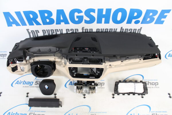 Airbag kit – Cruscotto beige/nero HUD BMW 5 serie G30 (2017-….)