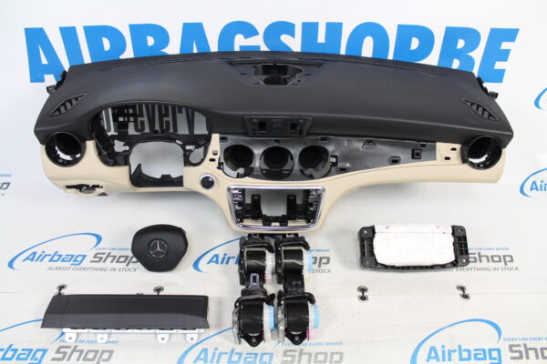 Airbag kit - Tableau de bord beige Mercedes CLA Klasse (2013-2019)