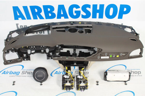 Airbag kit - Tableau de bord HUD 3 branche beige brun Audi A6 C7 (2011-2018)